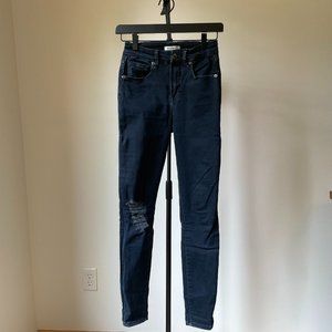 Good American Good Legs Dark Wash Skinny Jeans